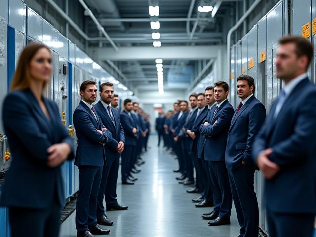 Equipo de liderazgo de Zanami Metals o vista de las modernas instalaciones