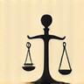 Icono de balanza de la justicia, simbolizando integridad y transparencia